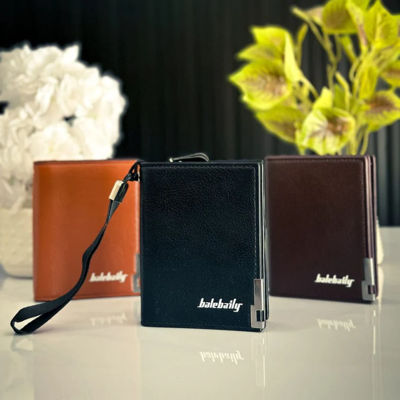 Balebaily Compact PU Wallet - Sleek, Smart & Stylish